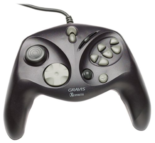 Childrens Toyshop  Video Games : Gravis Xterminator Dual Control - Joystick - black