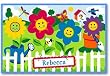 Olive Kids Happy Flowers Bedding Coordinating Personalized Placemat