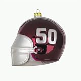 Alabama Crimson Tide NCAA Glass Football Helmet Ornament (3)