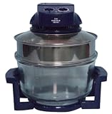 The Sharper Image 8445BC Super Wave 1300-Watt 12-1 2-Quart Countertop Oven - Blue