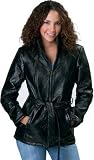 Giovanni Navarre® Italian StoneTM Design Ladies' Genuine Leather Jacket