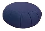 Zafu Meditation Cushion, Navy Blue, Kapok