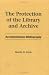 Book Protection of the Library & Archive: An International Bibliography
