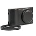 MegaGear Protective Black Leather Camera Case , Bag for Samsung Galaxy Camera EK-GC100, Samsung EK-GC110 Galaxy, Samsung GC200 Galaxy Camera 2 Digital Camera