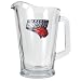 Charlotte Bobcats NBA 60oz Glass Pitcher - Primary Logo by Great American Products