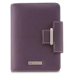 Day Runner Express Terramo Refillable Planner,  5 1/2x8 1/2, Purple, Undated (401-0214)