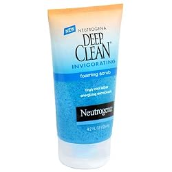 Neutrogena Deep Clean Invigorating Foaming Scrub, 4.2-Ounce Tubes (Pack of 3)