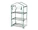 QUEENSGARDEN 569128 Gew�chshaus mit 4 Rollen gr�n, 3 Etagen 129x69x49