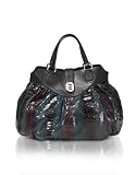 Francesco Biasia Kel - Python and Leather Large Tote Bag Prunus