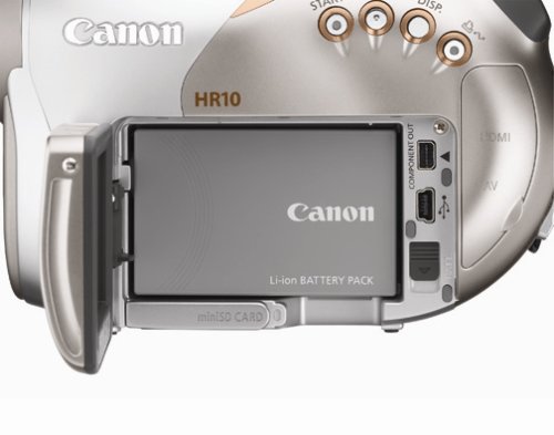 Cheap Canon HR10 AVCHD 3.1MP High Definition DVD Camcorder with 10x Optical Image Stabilized Zoom