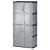 Rubbermaid 7083 72-Inch Four-Shelf Double-Door Resin Storage Cabinet