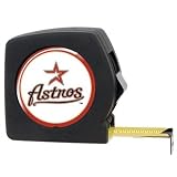 MLB Houston Astros 25' Black Tape Measure
