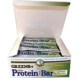 Greens + High Protein Peanut Butter Natural Box - 12 Bars - Box