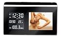 Agfa AC 8130D Digitaler Bilderrahmen (3" Display, 128 MB interner Speicher) mit Radio & Wecker