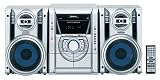 Panasonic SC-AK230S Nitrix Series 5-CD Mini System, Silver