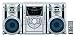 Electronics : Panasonic SC-AK230S Nitrix Series 5-CD Mini System, Silver