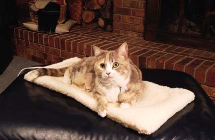 K&H Faux Suede Thermo Kitty Mat