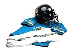 Jacksonville Jaguars Youth NFL Team Helmet and Uniform Set