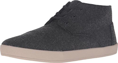 Toms Men's Paseo Mid Grey Herringbone Sneaker (11)