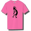 Kokopelli Short Sleeve Bright Neon T-Shirt - Available in 5 bright colors