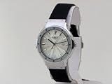 HUBLOT Classic Elegant Quartz Date Midsize Watch in Steel, Black Rubber Strap, With BOX & PAPERS 1405.AF10.1