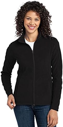 Port Authority - Ladies Microfleece Jacket-L (Black)