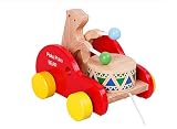 Holz Trommel Xylofon Nachziehspielzeug Holzspielzeug Musikinstrument Baby - Bär -