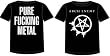 ARCH ENEMY T-SHIRT - PURE FUCKING METAL 'BEST PRICE' - ARCH ENEMY T-SHIRT NEW!