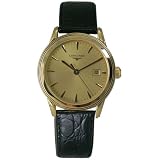 Longines Flagship 18K Solid Gold Mens Watch - L4.716.6.31.2 by Longines