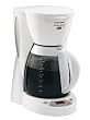 Black& Decker DCM2500W SmartBrew 12-Cup Coffeemaker, White
