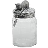 Arthur Court Cat 13 inch Treat Jar