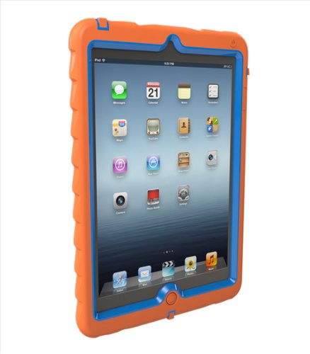 Gumdrop Cases Drop Tech Designer Series Case for Apple iPad Mini, Orange/Blue (DT-IPADMINI-ORN-BLU)