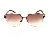 Jimmy Choo - JIMMY CHOO CHER 0NLQ S8 ROSE BROWN HAVANA BROWN GRADIENT METAL AVIATOR SUNGLASSES.