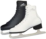 Lake Placid Mens Leather Line Figure Skates