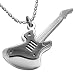Urban Male Mens Stainless Steel Guitar Pendant & Chain