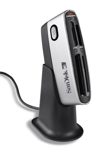 SanDisk SDDR-89-A15 ImageMate 12 in 1 Reader (Silver/Black)