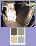 Quilted Car Seat Cover for Dogs: Tan