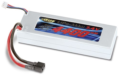 Carson 500608101 - Li-Po Racing Pack 7,4V/4400mAh 40C T-Plug Preisvergleich
