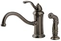 Price Pfister 0344TZZ Marielle Single-Handle Kitchen Faucet with Side Sprayer, Oil Rubbed Bronze