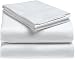 Elegance 600-Thread-Count Queen Hemstitch Sheet Set, White
