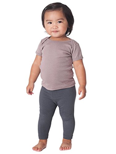 American Apparel Infant Baby Rib Short Sleeve Lap T