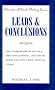 Leads and Conclusions (Elements of Article Writing)