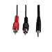 Produkt-Bild: Hama Soundkartenkabel (2 Cinch-Stecker <-> 3,5mm-Klinkenstecker Stereo); 5m