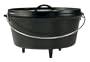 Lodge Logic 8-Quart Pre-Seasoned Cast-Iron Camp Dutch Oven
