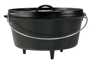 Lodge L12DCO3 Deep Camp Dutch Oven, 8-Quart