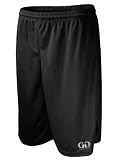 Mens Light Weight Solid Short-Made with Moisture Resistant Fabric-Protection from Unwanted Odors-Great for Basketball, Outdoor Activities, Football, and Weight Lifting-Comes in Black-Sizes SM-XXXL