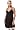 Belabumbum Lotus Lace Black Maternity/Nursing Nightgown
