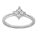 41MBUNbn8YL. SL75  14k White Gold Princess Cut Diamond Ring 1/4
