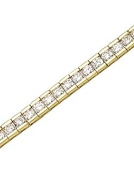 14K Yellow/White Gold 7 ct. Diamond Tennis Bracelet