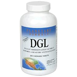 Planetary Formulas DGL Licorice, 200 tabs (Pack of 2)